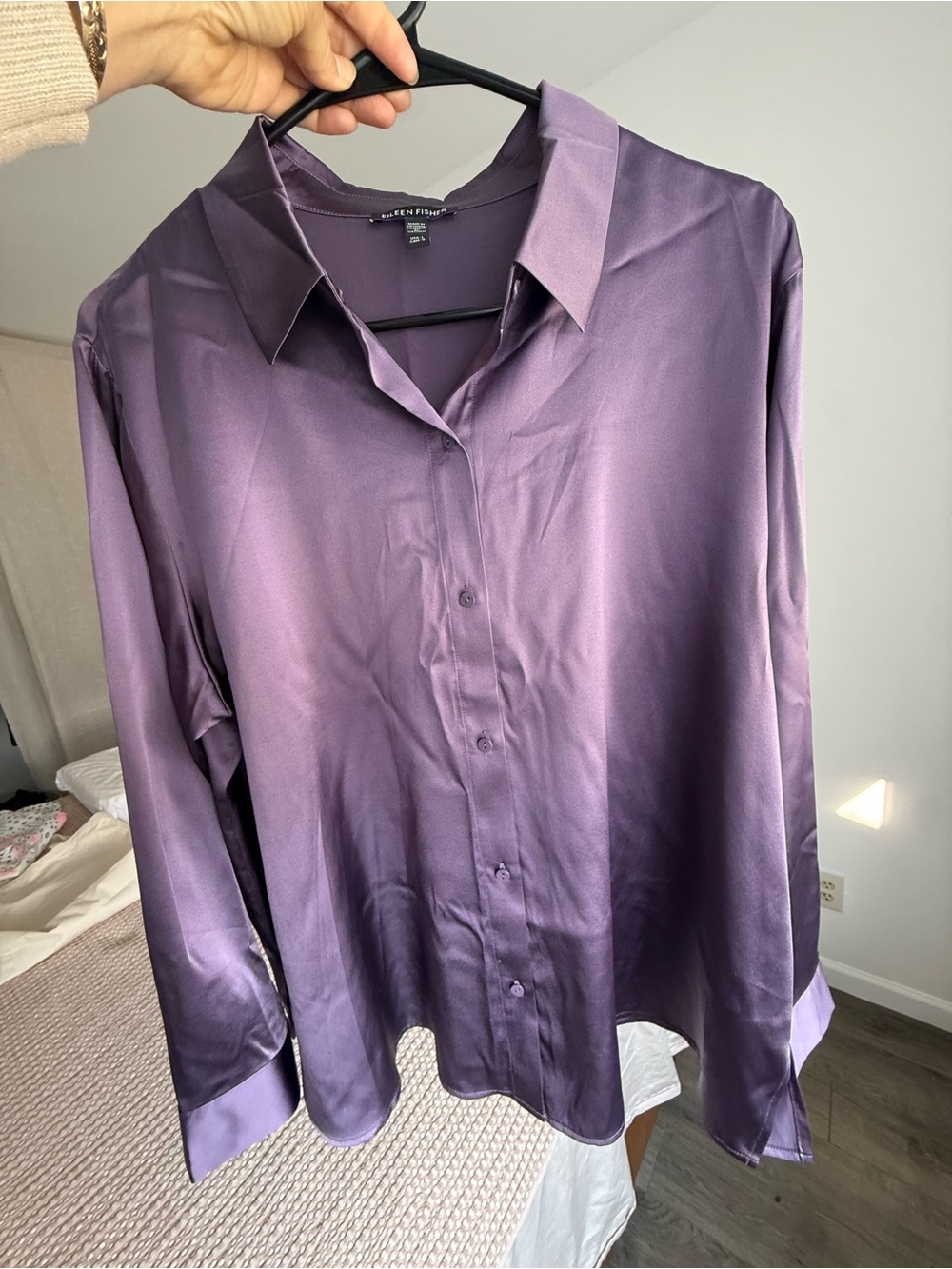 Silk Collared Shirt - Picture 2 of 4